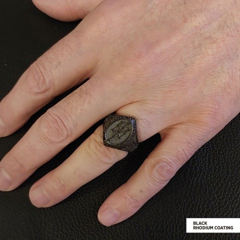Kabbalah Ring, Kabbalah 925 Sterling Silver Ring, Star Kabbalah Ring, Adonai Ring, Kabbalah Jewelry, Religious Gifts