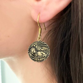 Leo Horoscope Earring