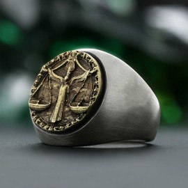 Libra Horoscope Ring