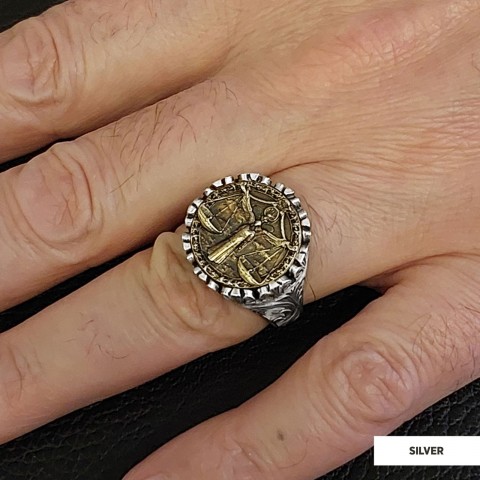 Libra Sign Ring, 925 Sterling Silver Libra Sign Ring