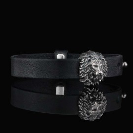 Lion Leather Bracelet