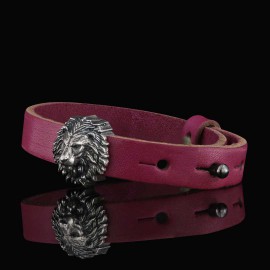 Lion Leather Bracelet