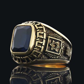 Unique Design Magen David Jewish Ring