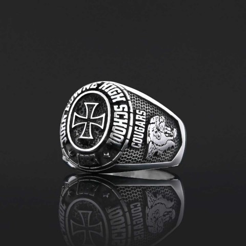 Malone University Ring, Lesley University Graduation Ring, Class Ring, High School Ring