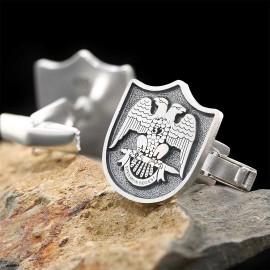 Custom Design 925 Sterling Silver Masonic Cufflink
