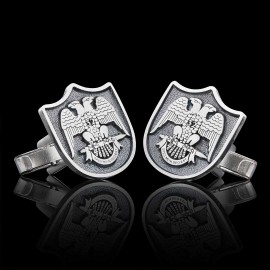 Custom Design 925 Sterling Silver Masonic Cufflink