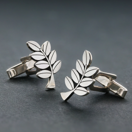 Acacia Masonic Cufflink