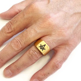 Masonic Lodge With G Ring, Masonic Rings, Freemason Ring, Master Mason Rings, Free Mason Ring