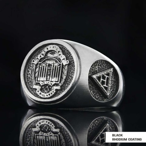 Masonic Ring, Custom Masonic Ring for Men, Master Mason Signet Ring