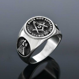 Skull and Bones Masonic Ring