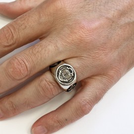 Masonic Ring, Custom Masonic Ring for Men, Master Mason Signet Ring