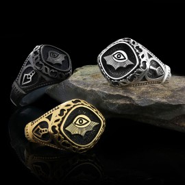 Masonic Symbolism of the Eye of Providence Masonic Ring