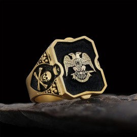 Special Design Handmade Sİlver Masonic Ring