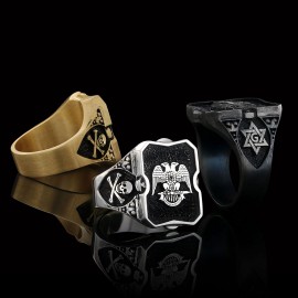 Special Design Handmade Sİlver Masonic Ring