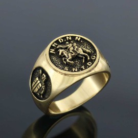 Cross Masonic Ring