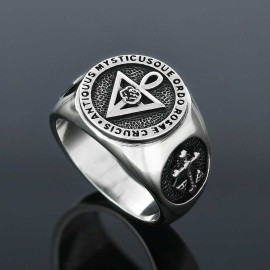 Rosae Crucis Ring, Personalized Rosae Crucis Ring, A Powerful Freemason Symbol