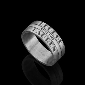 Memories Motto Band Ring