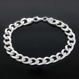 Men Silver Chain Bracelet