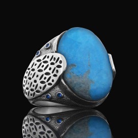 Men Silver Ring 925 Sterling