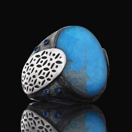 Men Silver Ring 925 Sterling