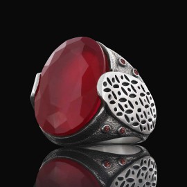 Men Silver Ring 925 Sterling