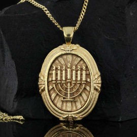 Menorah Isolated Pendant
