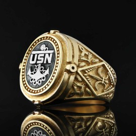 USN Military Ring