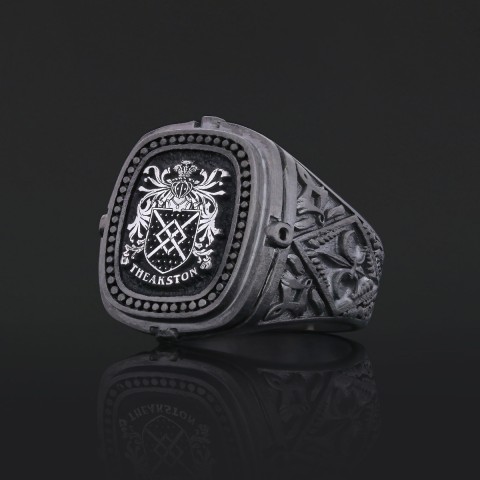 Personalized Family Crest Ring, Custom Family Crest Ring