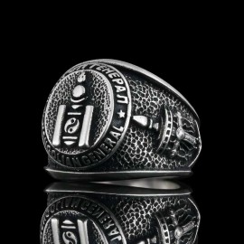 Mongolia Military Rings