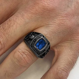 Mortality Masonic Ring, Handmade Mason Jewelry, Lodge Masonic Ring