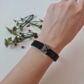 Motif 925 Sterling Silver Letter E Bracelet