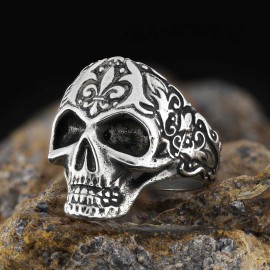 Motif Skull Ring