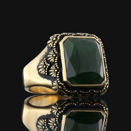 Motif Stone Ring