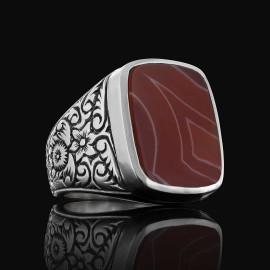 Onyx Sterling Silver Ring