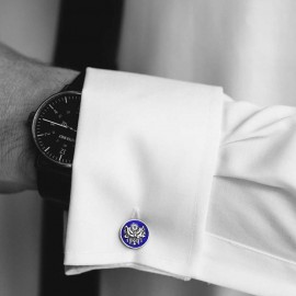 Ottoman State Coat of Arms Symbol Round Cufflink