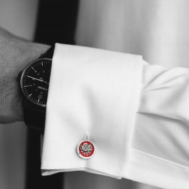 Ottoman State Coat of Arms Symbol Round Cufflink
