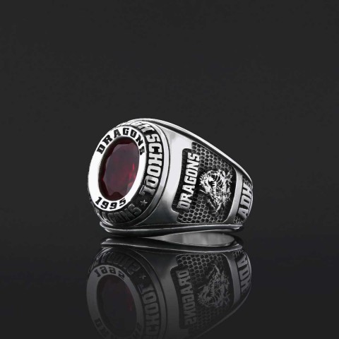 Collage of Southen Nevada Ring, Customized High School Ring, University Ring, Graduation Collage Ring
