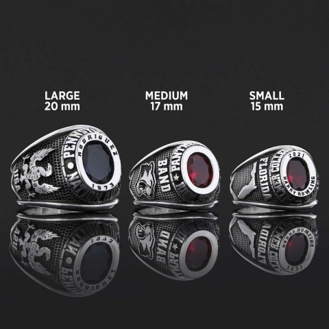Pennsylvania Nation Guard University Ring, Customized High School Ring, Class Ring, Graduation Collage Ring