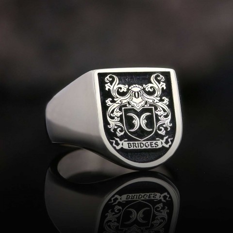 Personalized Family Ring, 925 Sterling Silver Design Family Ring