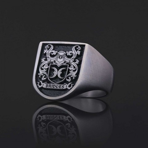 Personalized Family Ring, 925 Sterling Silver Design Family Ring