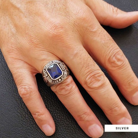 Personalized Rose Crucis Silver Ring, Special Design Amorc Ring, Rose Crucis Ring, Amorc Jewelry