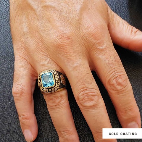 Personalized Rose Crucis Silver Ring, Special Design Amorc Ring, Rose Crucis Ring, Amorc Jewelry