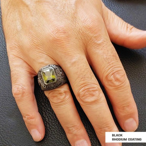 Personalized Rose Crucis Silver Ring, Special Design Amorc Ring, Rose Crucis Ring, Amorc Jewelry