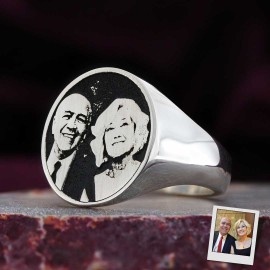 Custom Photo Ring, Personalized Jewelry with Your Favorite Image