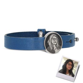 Custom Picture Bracelet, Forever Remembered, Personalized Photo Bracelet