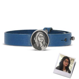 Custom Picture Bracelet, Forever Remembered, Personalized Photo Bracelet