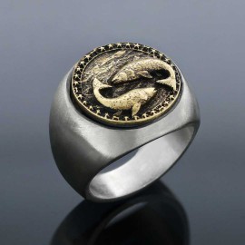 Pisces Horoscope Ring