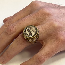 Pisces Zodiac Silver Ring