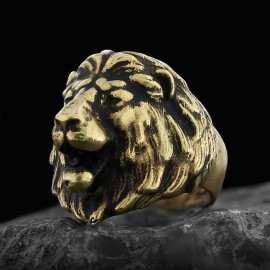 Roaring Lion Ring