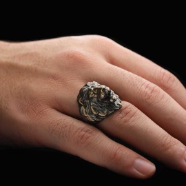 Roaring Lion Ring